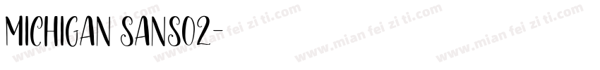 Michigan Sans02字体转换